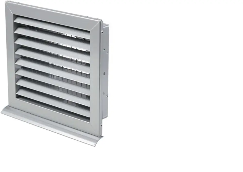STIEBEL ELTRON Fort-Außenluftgitter LWF LG 125, Luftgitter grau lackiert